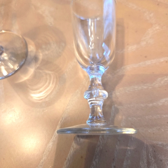 Vintage 5-Piece Mid-Century Ribbed Rim Cordial Glasses Ornate Stemware - Picture 8 of 14